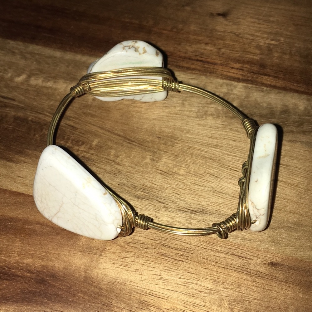 White stone bracelet